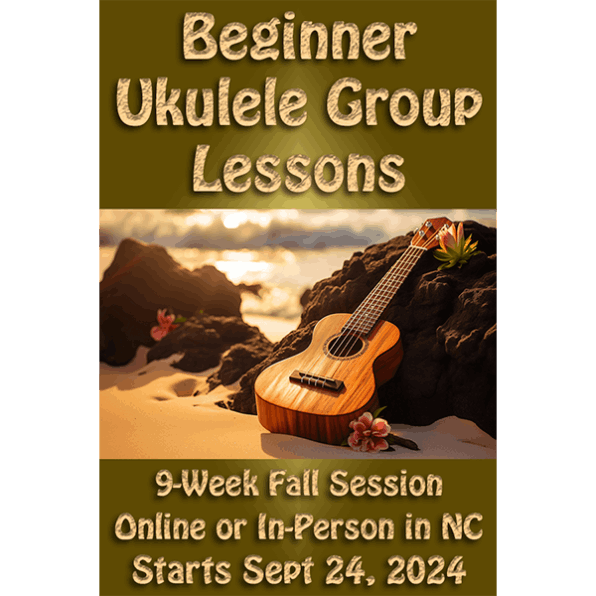 Beginner Ukulele Group Lessons - Fall Session