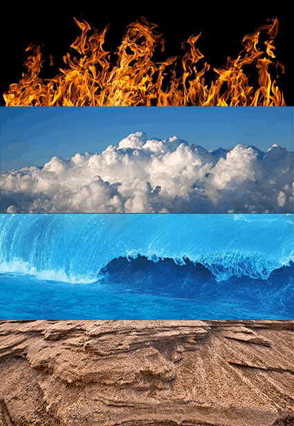 Elements - Fire, Air, Water, Earth